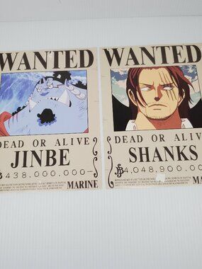 One Piece Dead or Alive, Jinbe & Shanks, 8x12 Glossy